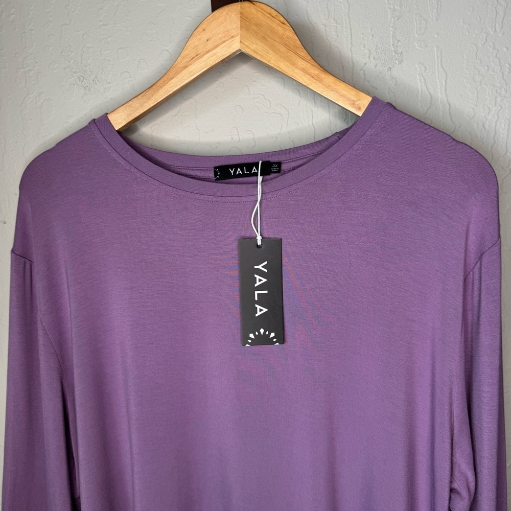 NWT Bundle 2 YALA Men’s Jonah Long Sleeve Bamboo Crew Tee Shirt Size XXL - Picture 9 of 15